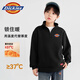 Dickies童裝男童加絨衛(wèi)衣小童冬季加厚衣服兒童半開(kāi)襟衣服3-12歲男孩冬裝