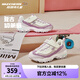 Skechers斯凱奇兒童奶茶熊老爹鞋秋季舒適女大童休閑鞋熊貓鞋302524L 蜜桃思慕雪/WLV 36