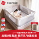 KDE嬰兒床圍欄防摔護(hù)欄寶寶床邊防摔安全防護(hù)欄兒童床上防掉床擋板 [M7]雅灰【U型底座-免打孔】 三面裝丨1.8米床【1.8+2.0+2.0】
