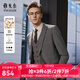 雅戈爾（YOUNGOR）西服男229款兩粒單排扣后中開(kāi)衩商務(wù)西服套西上衣 灰色 L 175 /96A