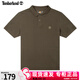 添柏嵐（Timberland）POLO衫男夏季戶(hù)外旅行運(yùn)動(dòng)休閑短袖寬松商務(wù)透氣翻領(lǐng)T恤 A24H2AR5/軍綠色 XL 185建議160-180斤