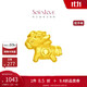 周大福SOINLOVE 愛(ài)蜜金大金馬時(shí)髦黃金轉運珠足金 情侶 VR923