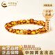 中國黃金（CHINA GOLD）小方糖琥珀手串女2025新款新中式手生日禮物送女友老婆教師節禮物 方糖琥珀手串-品牌禮盒