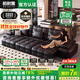 柏耐雅勞倫斯電動(dòng)沙發(fā)真皮多功能沙發(fā)床一體兩用2025新款客廳可伸縮沙發(fā) 零靠墻：3.15m【三電動(dòng)位-可單獨控制電機位伸縮】 全包裹：2.2mm加厚SSS級整切摔紋小黃牛皮