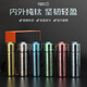 迷你保溫杯時(shí)尚可愛(ài)尚便攜口袋保溫杯純鈦口紅杯雙層純鈦真空水杯 青黛藍