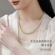 胖東來(lái)品質(zhì)和田玉冰晴水玉石項鏈女感輕奢時(shí)尚節日送女友媽媽禮物 【晴水項鏈/尺寸約6mm】璽晶級和田玉