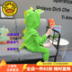 G.DUCKKIDS童裝兒童睡衣春秋季小恐龍衣服男童家居服純棉連體睡袋女孩 小恐龍淺綠色【春秋款】 110尺碼4~5歲【100-110cm】