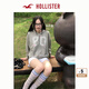 HOLLISTER25秋冬新款甜美抓絨刺繡連帽衛(wèi)衣外套女裝KI352-5189 土褐色 S (165/88A)