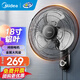 美的（Midea） 壁扇壁掛式電風(fēng)扇家用餐廳風(fēng)扇遙控/機械掛扇墻壁工業(yè)搖頭掛式大風(fēng)扇節能宿舍辦公室車(chē)間商超 金屬壁扇FW45-20B