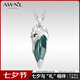 AWNL 【七夕情人節(jié)禮物】北境勇士榮耀頭冠項鏈輕奢時尚飾品送男友 項鏈鈦鋼鏈款 55cm
