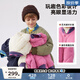 馬·拉?。∕.Latin）/童裝兒童羽絨服冬新款男女童大小童羅紋三防輕薄羽絨服 灰綠 120 cm