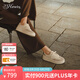 73Hours女鞋出游日2025春夏新款厚底增高小白鞋休閑德訓(xùn)鞋阿甘鞋 白灰 37