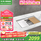 科勒（KOHLER）廚房水槽大單槽304不銹鋼加厚臺下盆手工多功能洗菜盆洗碗槽5540T 【中號】737x450不含水龍頭