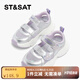 星期六（St&Sat）星期六童鞋兒童涼鞋2025夏季新款女童小白鞋軟底網(wǎng)鞋男童運(yùn)動(dòng)鞋子 琉璃紫 34 鞋內(nèi)長(zhǎng)21.4cm/適合腳長(zhǎng)20.6cm