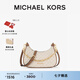 MICHAEL KORS邁克高仕 MK【七夕禮物】Cora 女士中號(hào)鏈條單肩包 香草白/橡果棕 150 中號(hào)