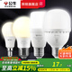 公牛燈泡螺口led燈節(jié)能家用超亮e27螺紋電燈吊燈白熾護眼螺旋型泡 二級能效E27大螺口20W柱形燈冷白 其它