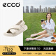愛步（ECCO）涼鞋女 夏季軟底泡芙鞋交叉帶厚底拖鞋外穿 科摩206653 石灰色20665301378 37
