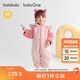 巴拉巴拉balaOne嬰兒連體衣秋冬寶寶外出抱衣爬服2025絨感萌209425120201