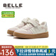 百麗（Belle）童鞋女童運動鞋2025春秋新款男童兒童鞋跑步學(xué)生暴走戶外低幫板鞋 BL4347粉色 34 適合腳長20.9cm