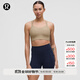 lululemon丨Like a Cloud女士長(cháng)款運動(dòng)內衣B/C*羅紋速干 LW2D03S 橡木棕 M /8