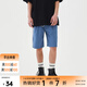 美特斯邦威彈力運動(dòng)短褲男2025秋季新款百搭時(shí)尚拼接撞色休閑中褲 寶石藍 M 170 76A