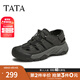 他她（TATA）2025夏商場(chǎng)同款舒適百搭休閑男鞋新款QGG01BH5 黑色 42