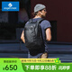 EAGLE CREEK防水輕便雙肩包男大容量書(shū)包休閑背包通勤17.3英寸電腦包男士 黑色