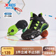 特步（XTEP）兒童童鞋戰(zhàn)眸男女童小童網(wǎng)革透氣防滑籃球鞋 黑/熒光電綠 32碼