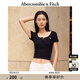 ABERCROMBIE & FITCH【多色亨利領(lǐng)】女裝25夏季經(jīng)典小麋鹿修身短袖T恤KI139-5271 黑色 M (165/96A)