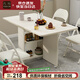 凡社折疊桌餐桌 吃飯小桌子折疊餐桌家用4-6人 便攜小戶型可折疊餐桌