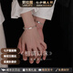 勞拉圖（LAOLATU）情侶手鐲女男一對輕奢小眾手環(huán)情侶款七夕情人節(jié)生日禮物送女友 誓言情侶手鐲【一對】
