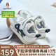 暇步士（Hush Puppies）童鞋男童運動(dòng)鞋2025春秋新款兒童鞋女童輕便寶寶學(xué)步鞋透氣跑步 HP3258藍色（網(wǎng)面） 28 適合腳長(cháng)17.37cm