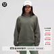 lululemon丨Scuba 女士超寬松款側開(kāi)口連帽衫 LW3IUIS 石板棕 M /L