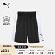 彪馬（PUMA）透氣網(wǎng)眼籃球風(fēng)運動(dòng)短褲男夏季輕盈訓練籃球五分褲635885 黑色-白-01 L (180/78A)
