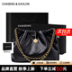 CHASENG&KAVLON生日禮物包包小&ck女包流浪包女托特包水桶包斜挎鏈條女包大容量 黑色-輕奢女士水桶包 CK0441