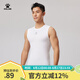 KELME /卡爾美無袖緊身衣男足球彈力背心夏季跑步透氣排汗訓(xùn)練健身衣 白色 L 175