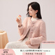 香影【咩咩絨】牛角扣羊羔毛風(fēng)短外套女2024秋冬新款毛絨仿生皮草 粉紅 L