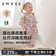 嫚熙（EMXEE）嬰兒睡袋桑蠶絲寶寶短袖薄款睡袋兒童中大童春夏季防踢被 天鵝舞曲-短袖：建議26℃以上 90碼【建議身高78-90cm】