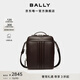 BALLY巴利【尊享折扣】烏木色牛皮革男士斜挎包6308449 烏木色 均碼