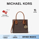 MICHAEL KORS邁克高仕 MK【七夕禮物】經(jīng)典款 Mercer 中號(hào)手提包 深棕/牛皮棕 200 中號(hào) 順豐空運(yùn) 極速發(fā)貨