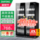 在豐商用消毒柜家用立式大容量不銹鋼大型酒店廚房餐具雙開門消毒碗柜 910S黑+雙門經(jīng)典1.57米高10層