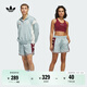 adidas Hoop York City聯(lián)名情侶梭織短褲阿迪達斯三葉草   質(zhì)感綠/暗紅/白色   S