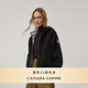 加拿大鵝（Canada Goose）Simcoe 女士羊羔絨連帽衫羊毛抓絨夾克大鵝外套 7016W 61 黑色 L