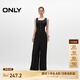 ONLY春夏時(shí)尚通勤休閑顯瘦闊腿連體休閑褲女|124144006 H1Z 黑色 170/72A/L