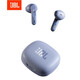 JBL WAVE300TWS無(wú)線(xiàn)藍牙耳機半入耳式平頭塞運動(dòng)防水重低音耳麥 淺湖藍【升級版送保護套】