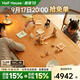 小半餐桌實(shí)木加厚現代日式家具家用小戶(hù)型長(cháng)桌櫻桃木客廳工作臺大板桌 1.6單桌+格林椅*2+麥迪長(cháng)凳