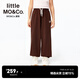 little MO&Co.索羅娜涼感速干 little moco童裝25夏裝新款男女童休閑衛(wèi)褲長(zhǎng)褲 赤棕色 160 160/64