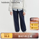 巴拉巴拉balaOne童裝兒童加絨褲子女童運(yùn)動(dòng)長(zhǎng)褲2025冬裝新款保暖 深藍(lán)80821 120