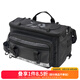 達(dá)億瓦（DAIWA） 路亞漁具包 多功能收納大容量雙肩包斜挎包釣魚腰包 路亞腰包-黑色（32x12x20cm)