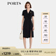 PORTS寶姿女裝春夏通勤風(fēng)西裝領(lǐng)連衣裙ALD8D042PWB023 黑色 6